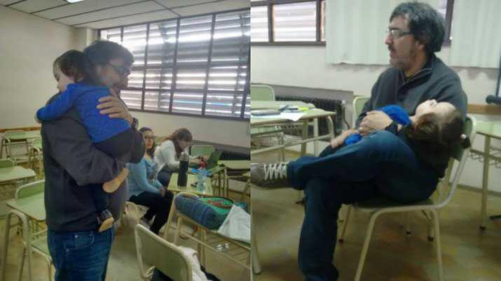 El gesto de un profesor universitario que conmueve al mundo