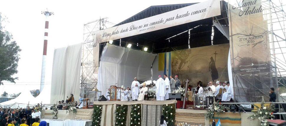 Mama Antula- histoacuterica trasmision de Canal 7 al mundo