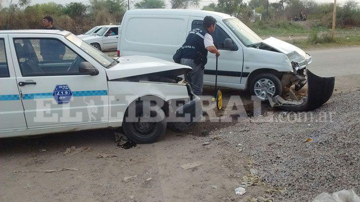 La Banda- menores de edad chocaron y uno terminó herido