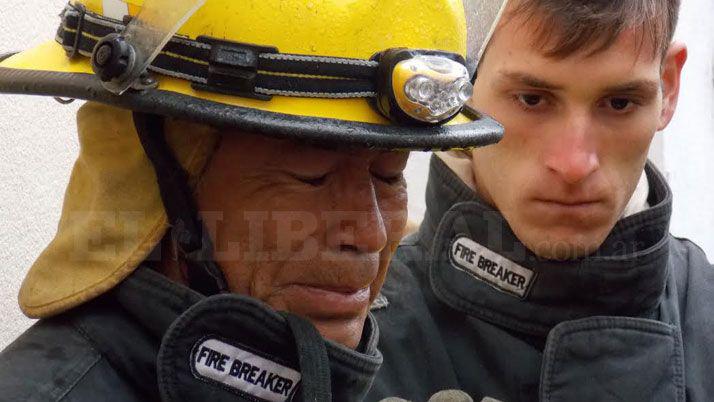 Profundo dolor en el uacuteltimo adioacutes al jefe de bomberos de Quimili