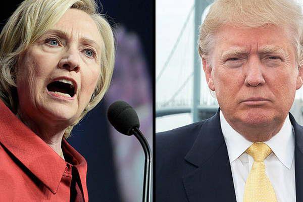 En una campantildea caliente Trump y Clinton cruzan acusaciones sobre racismo