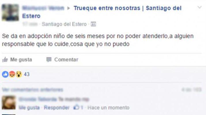 Una joven ofrecioacute en Facebook a su bebeacute por no poder cuidarlo