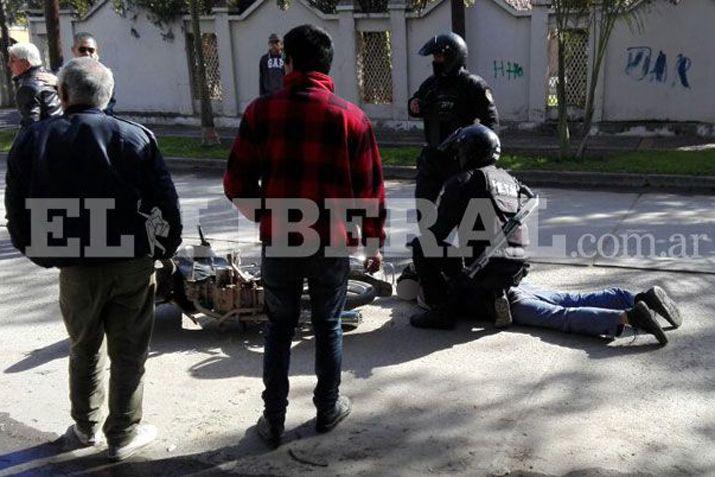 Los acusados fueron reducidos por el Escuadrón Tctico Foto archivo