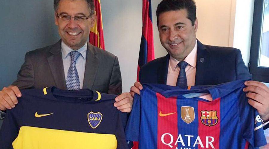 Se viene un partido entre Boca y Barcelona