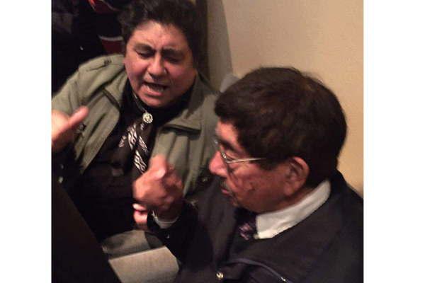 Leocadio Torres en la despedida  