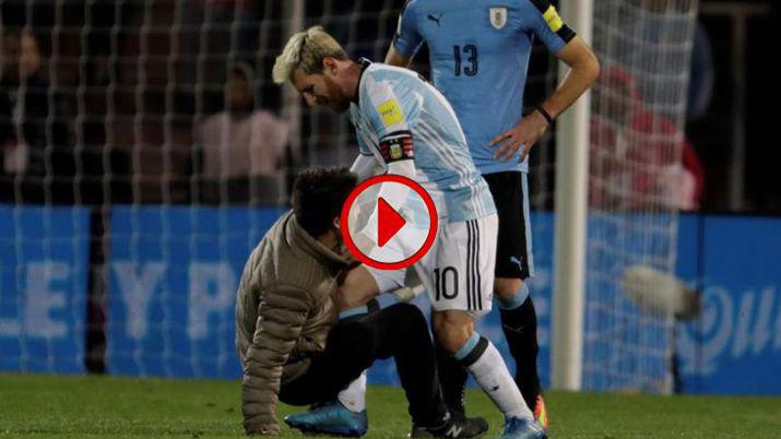 El hincha que derriboacute a Messi se disculpoacute