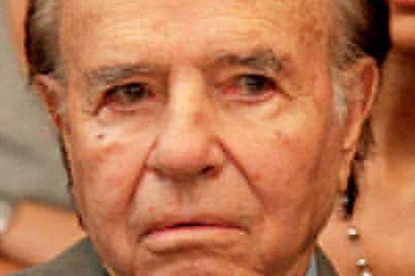Denunciaron a Menem por falso testimonio
