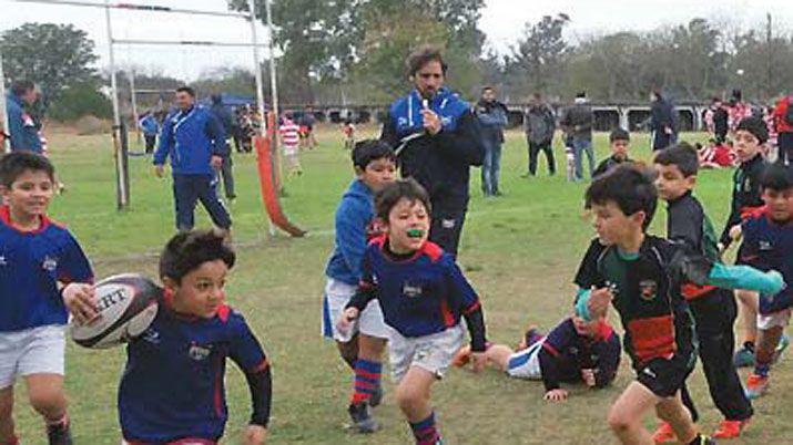 El Santiago Rugby participoacute de un gran encuentro infantil