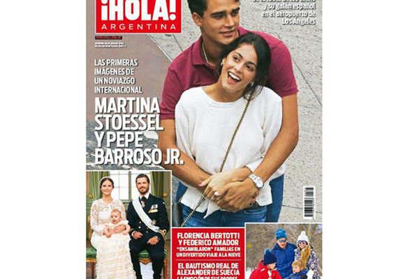 Martina Stoessel y Pepe Barroso Jr se muestran felices en iexclHOLA  