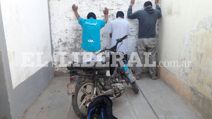 Los delincuentes son de apellidos Silva (22) Sequeira (29) y Ponce (24)