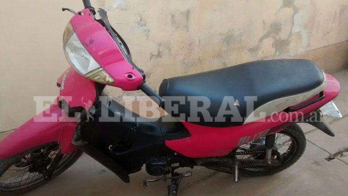 La moto había sido robada el lunes ltimo a una mujer de esta Capital