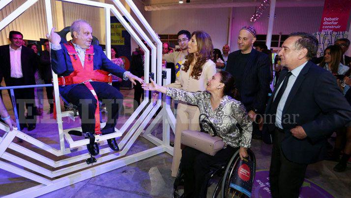 La gobernadora y Michetti dejaron habilitada la muestra Tecnoacutepolis Federal