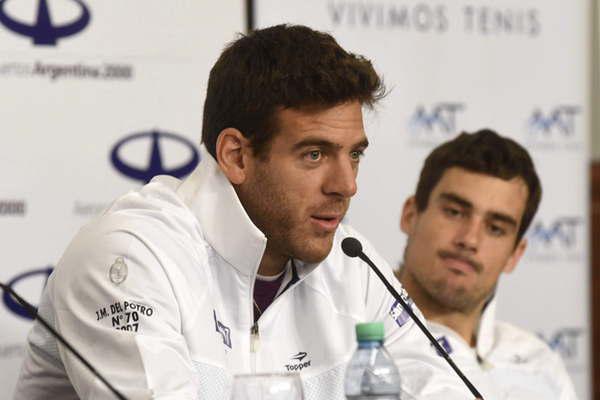 El equipo argentino de Copa Davis volvioacute exultante al paiacutes 