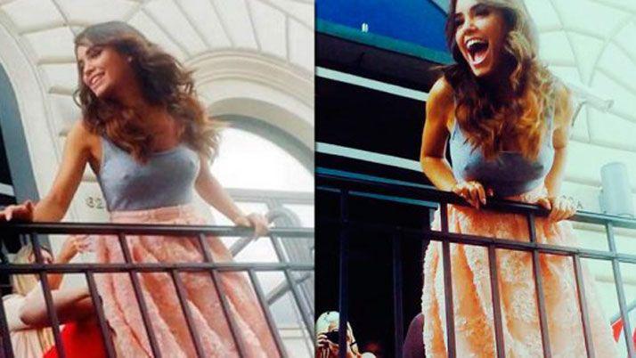 El descuido suacuteper hot de Lali Espoacutesito en Roma