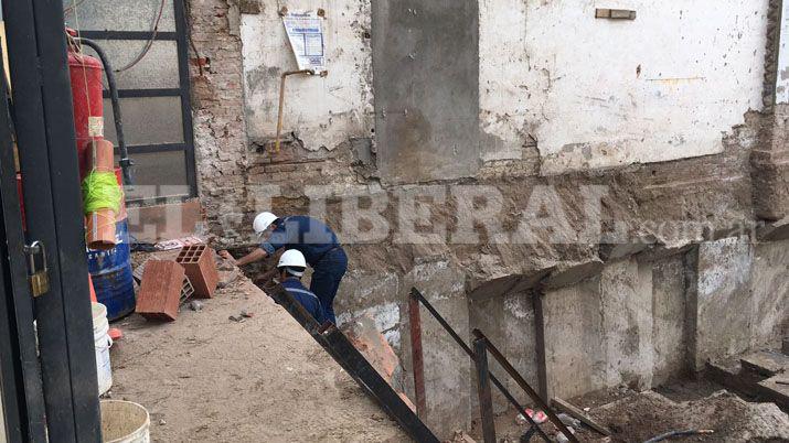 Una fuga de gas en una obra en construcción causó temor en el centro