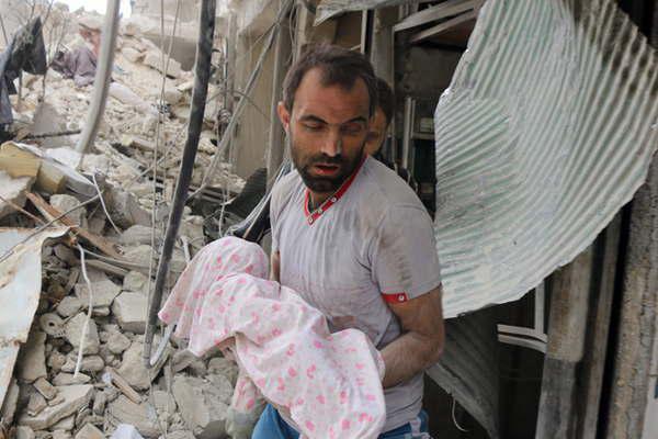 Los bombardeos en Alepo provocaron decenas de muertos