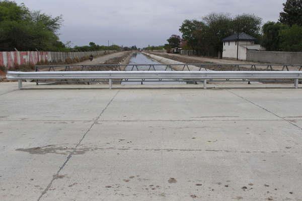 Habilitaron el puente del Desaguumle Pluvial Sur (DPS)