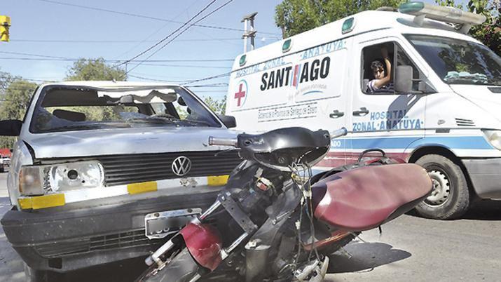 La policía realizó un amplio operativo tras el accidente Foto archivo