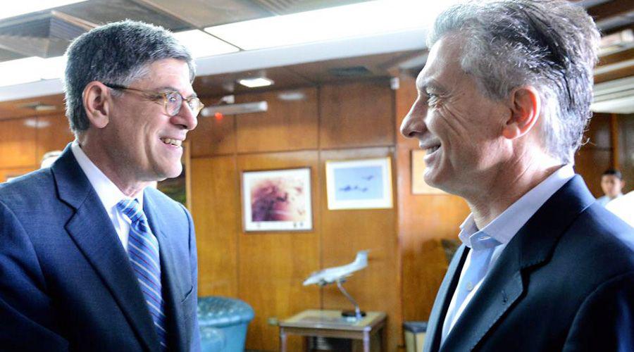 Macri se reunioacute con el secretario del Tesoro de EEUU