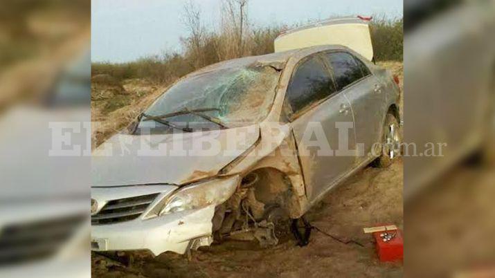 Muacutesicos santiaguentildeos sufrieron un violento accidente en Ruta 92