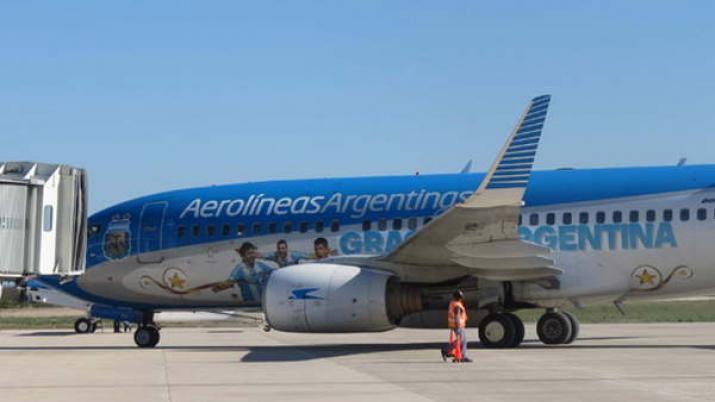 Los vuelos ser�n implementados por Aerolíneas Argentinas Foto archivo