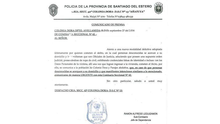 Le traigo una citacioacuten judicial nueva modalidad delictiva