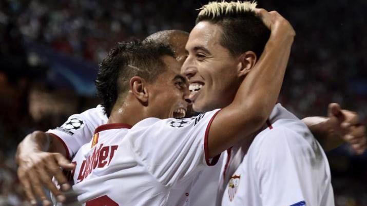 Sevilla sumoacute su primera victoria ante el Olympique de Lyon