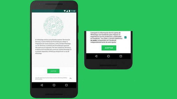 Quienes quieran seguir utilizando WhatsApp deberaacuten aceptar sus teacuterminos de uso