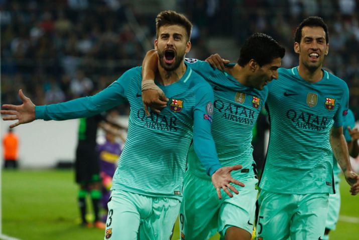 El festejo de Piqué al revertir el marcador en Alemania