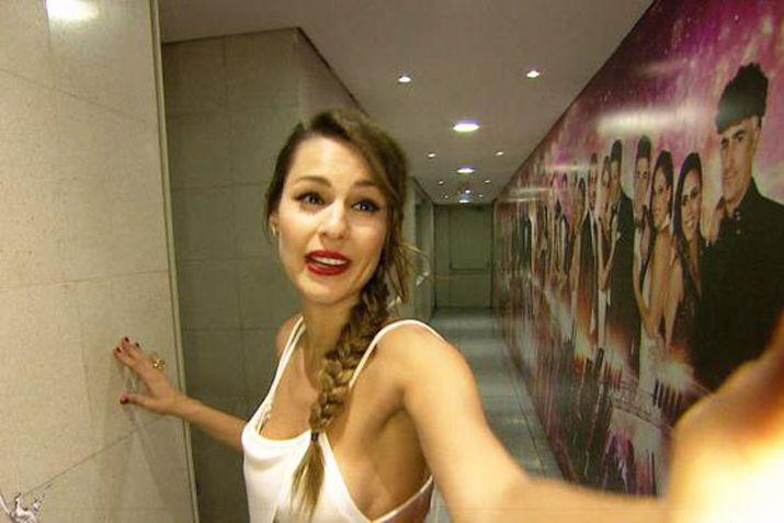 Tras su pelea con Marcelo Polino Pampita se encerró en su camarín