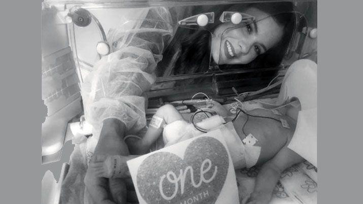 Fallecioacute Victoria la bebeacute de un mes de Wisin