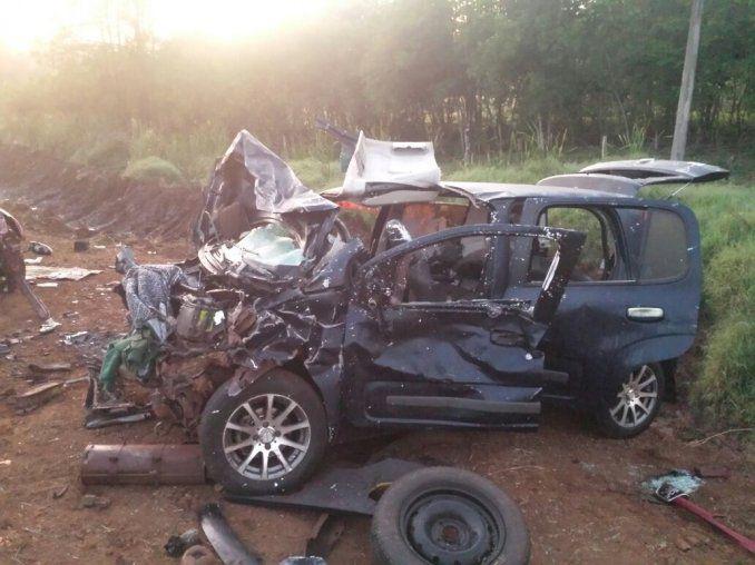Misiones- cuatro muertos entre ellos una beba en terrible choque
