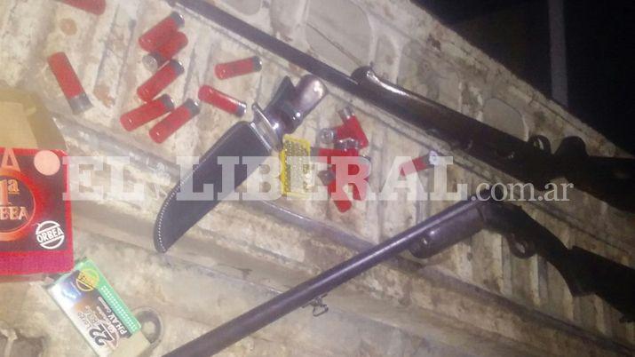 Las armas secuestradas