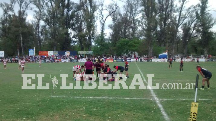 Lawn Tennis y Old Lions jugaron una nueva edición del cl�sico del rugby santiagueño 