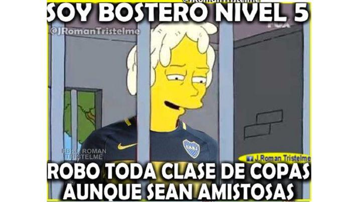 Por el escandaloso final ante Olimpia estallaron los memes contra Boca