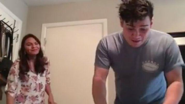 El video fue furor en las redes