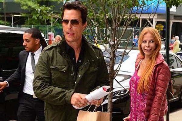 Graciela Alfano encontroacute en Nueva York a Mathew McConaughey 