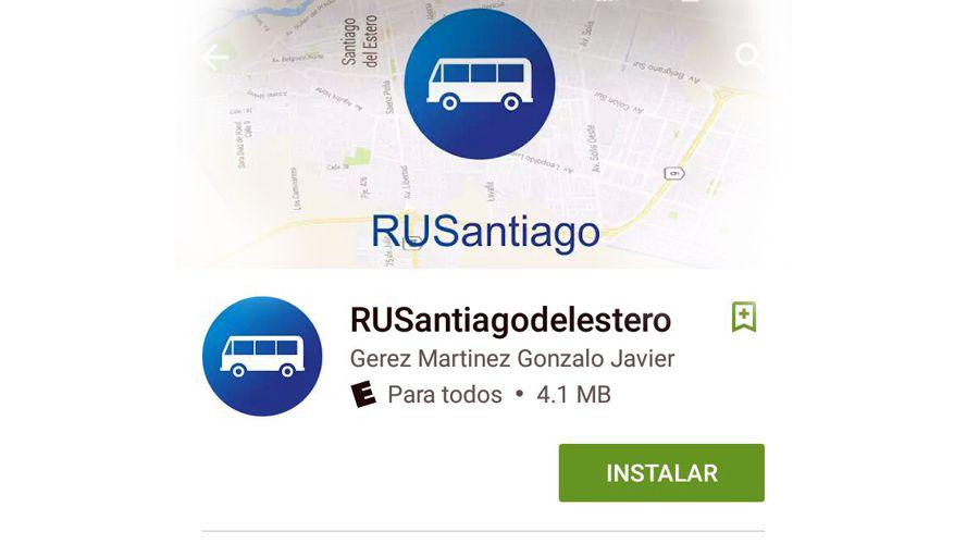 Ya estaacute disponible RUSantiago primera app de recorrido de colectivos