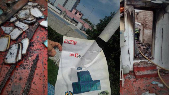 Incendian un tribunal y amenazan a la gobernadora Vidal