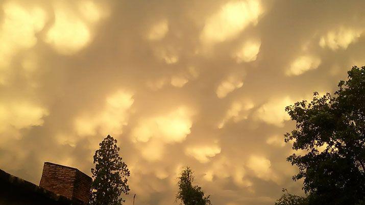 El cielo esta tarde en Villa La Punta
