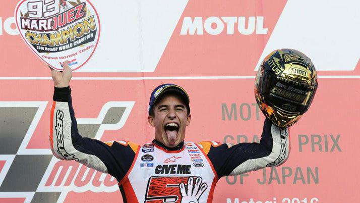 Marc Maacuterquez ganoacute el GP de Japoacuten y se consagroacute campeoacuten mundial