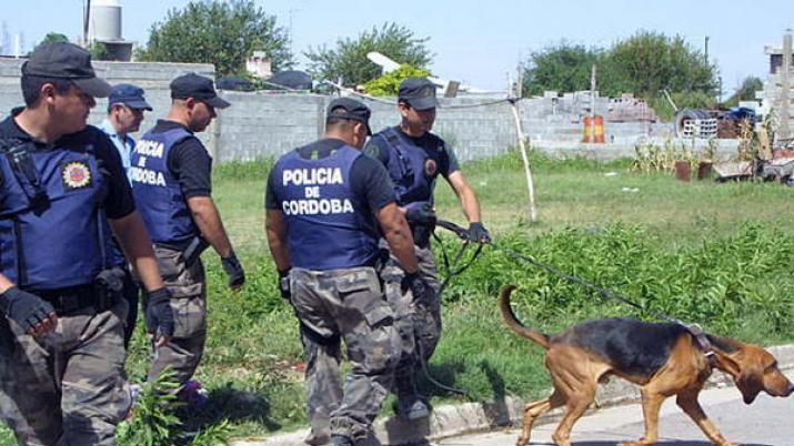 A raíz del hallazgo la policía realizó un amplio operativo Foto archivo