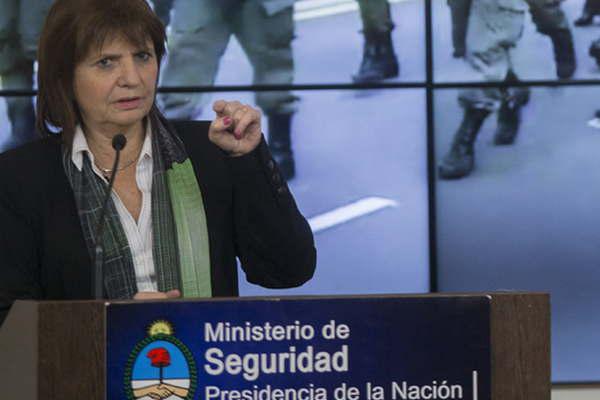 Patricia Bullrich destacoacute el nuevo rol de la Policiacutea Federal