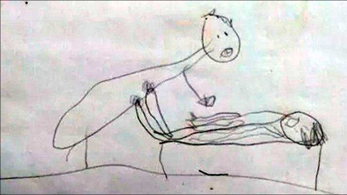 Nintildea revela en un dibujo el abuso sexual de un pastor
