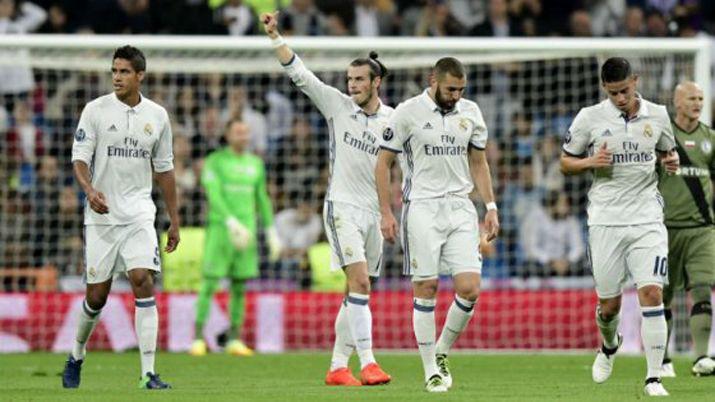 El Real Madrid goleoacute al Legia de Varsovia