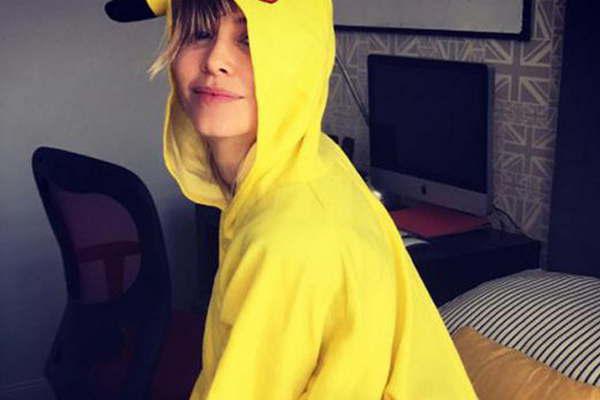 Guillermina se disfrazoacute de Pikachu y generoacute una revolucioacuten  