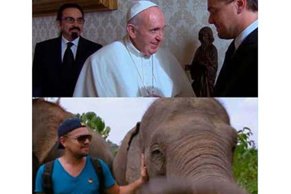 Difunden primeras imaacutegenes del documental de DiCaprio 