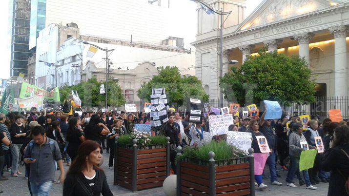 #NiUnaMenos- la marcha santiaguentildea en fotos y videos