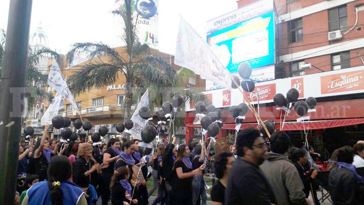 #NiUnaMenos- la marcha santiaguentildea en fotos y videos