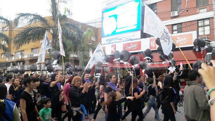 #NiUnaMenos- la marcha santiaguentildea en fotos y videos